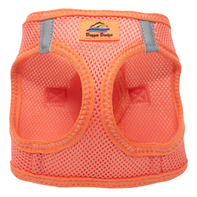 American River Solid Ultra Choke Free Dog Harness (Color: Coral, size: S)